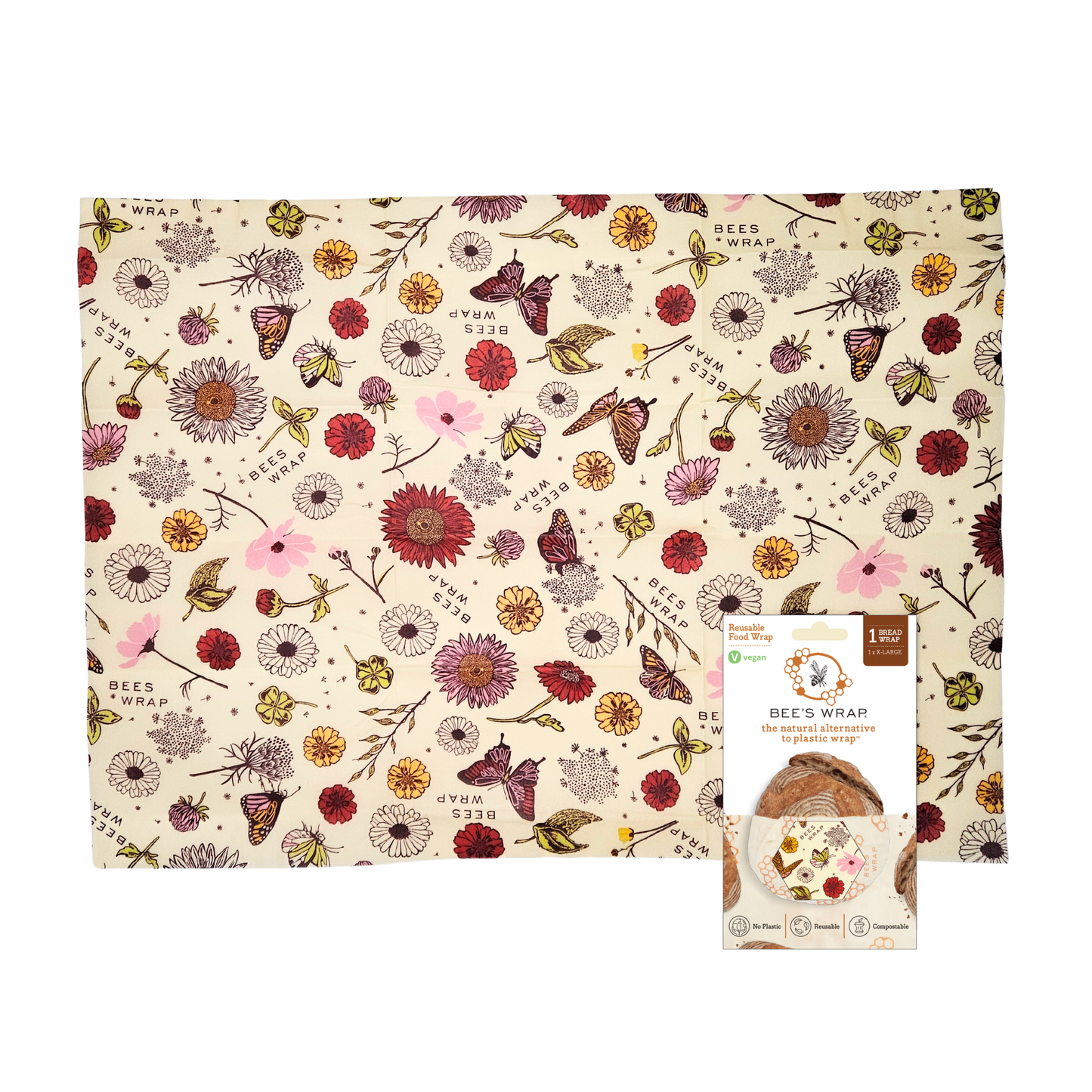 Meadow Magic, Plant Based Wax (Bread Wrap)