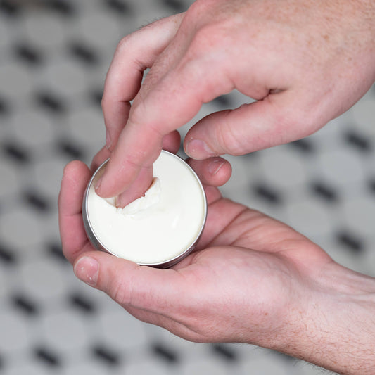 Healing Aftershave Balm with Peppermint Rosemary Oils