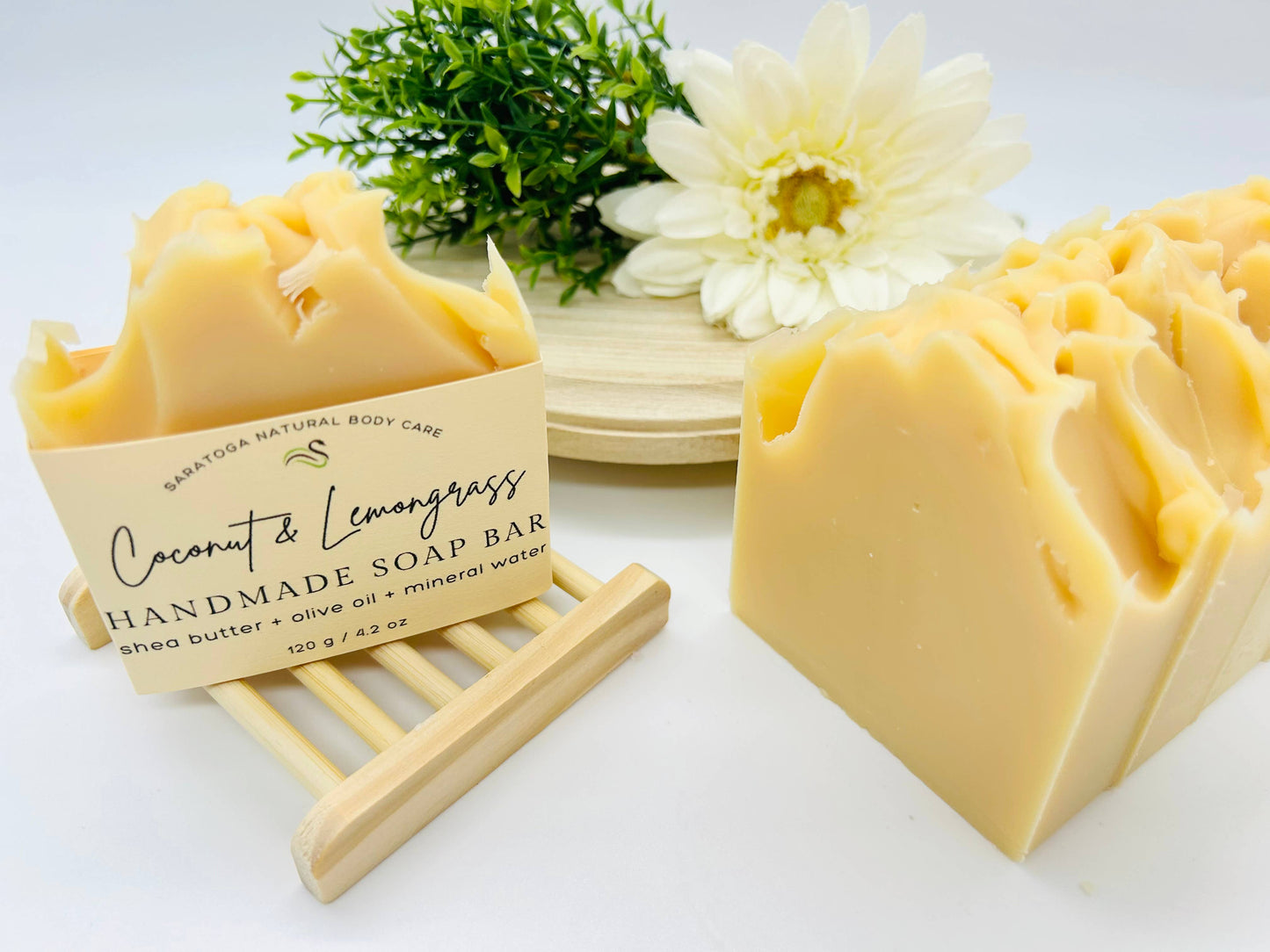 Coconut Lemongrass Handmade Soap Bar