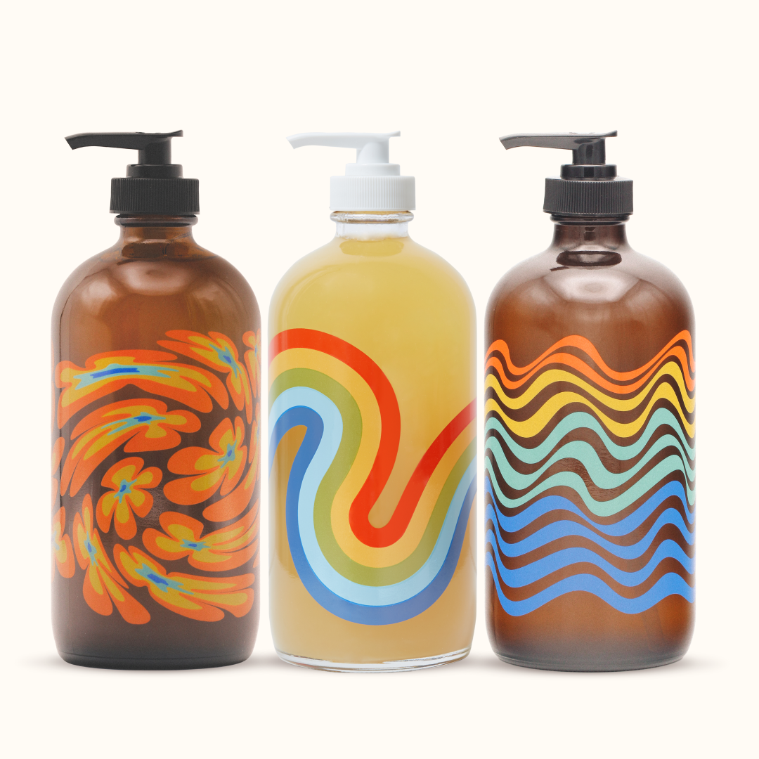 Mind & Body Wash - 16oz Refillable Glass Bottle
