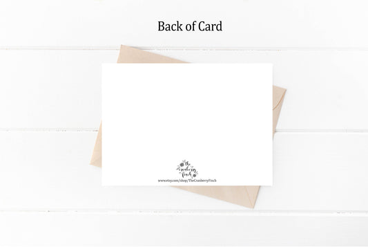 I Love Moo, Heart Holstein Cow Card