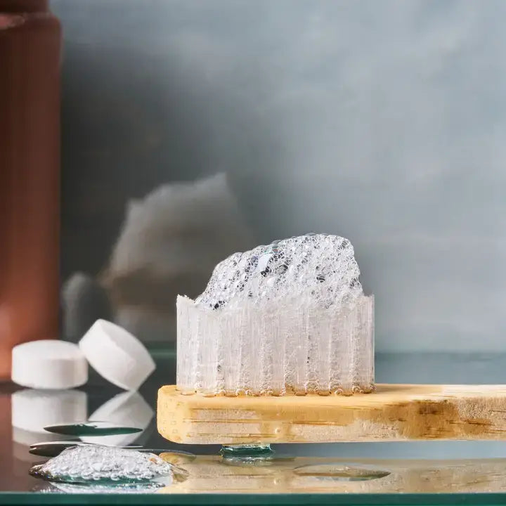 Fluoride-Free, Charcoal Mint Toothpaste Tablets