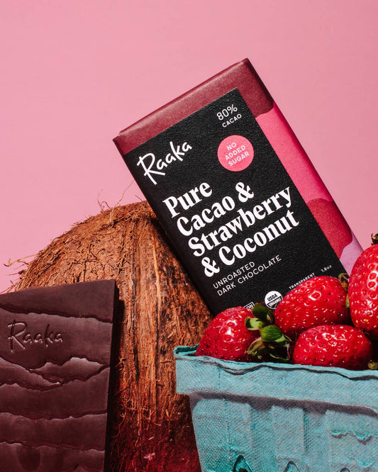 Pure Cacao, Strawberry & Coconut Chocolate