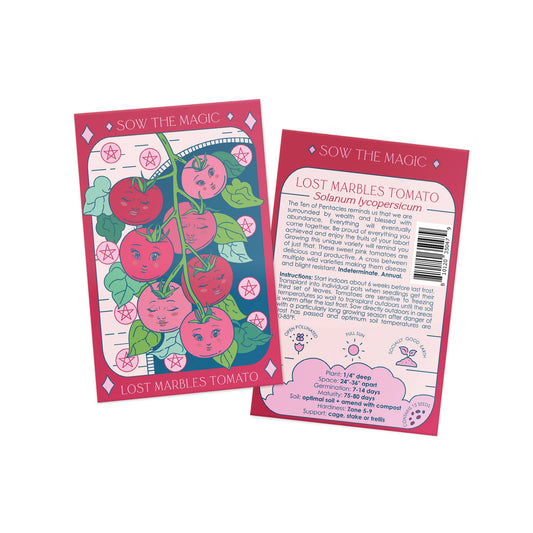 Lost Marbles Tomato Tarot Garden