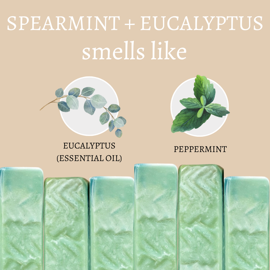 Spearmint & Eucalyptus Vegan Handmade Soap Bar