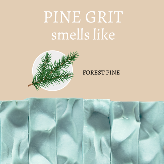Pine Grit Exfoliating Handmade Bar Soap