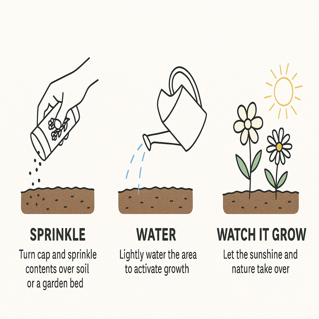 Save The Bees Garden Shaker Can