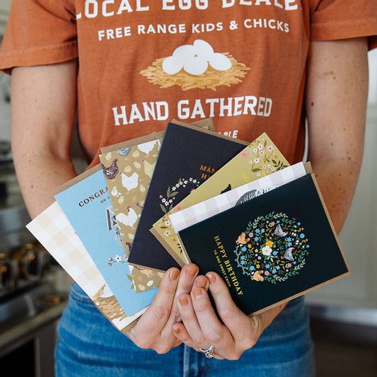 Just Chicken In Greeting Card