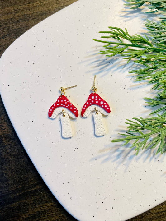 Mushroom Earrings