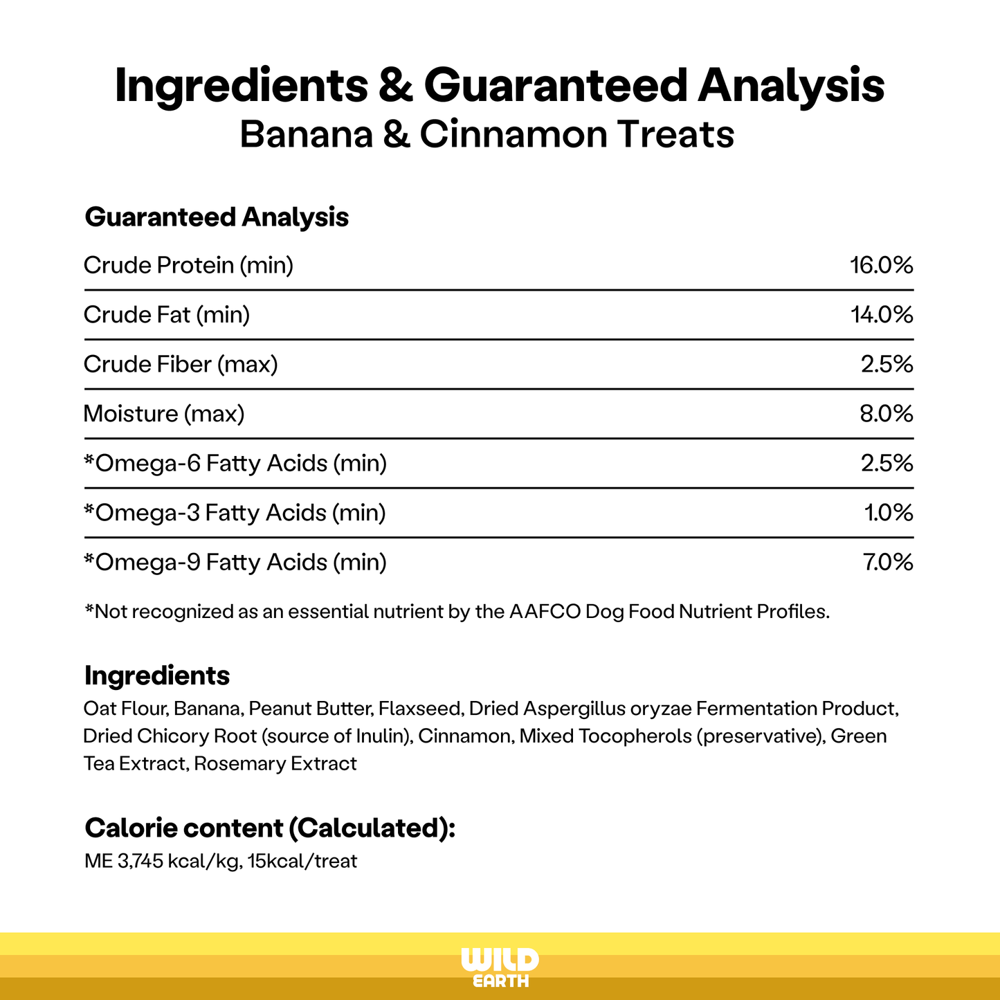 Superfood Dog Treats, Banana Cinnamon