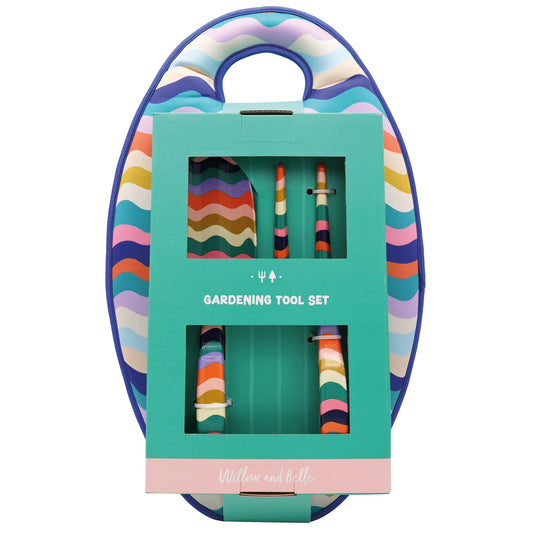 Gardening Tool & Kneeler Set, Rainbow