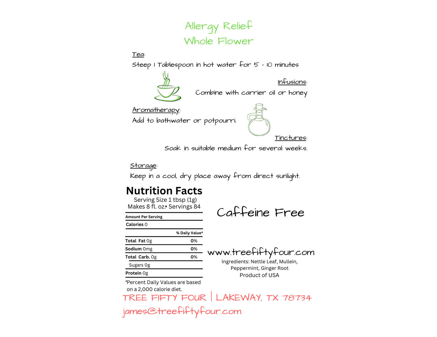 Allergy Relief Herbal Blend