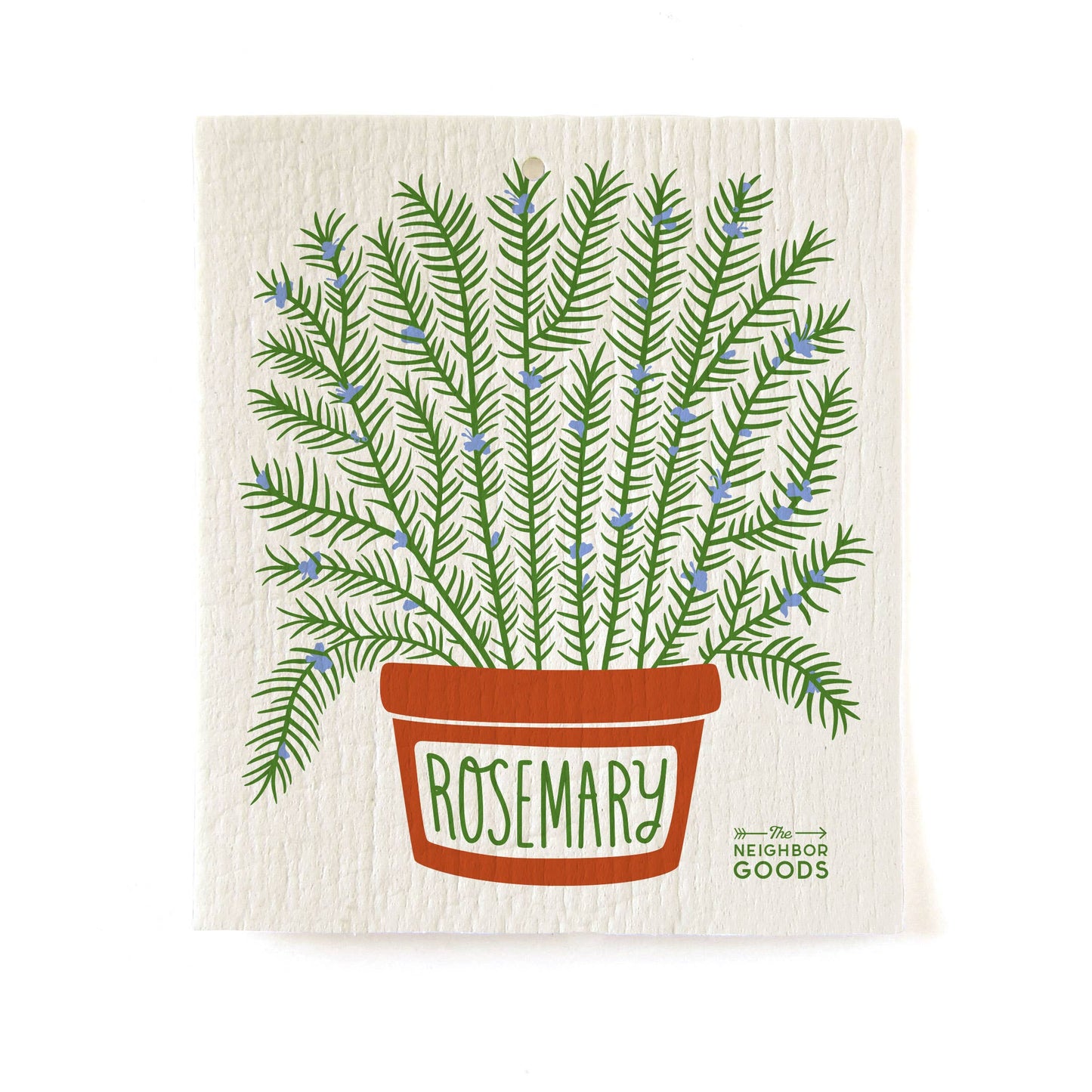 Rosemary Tea Towel + Sponge Cloth Set