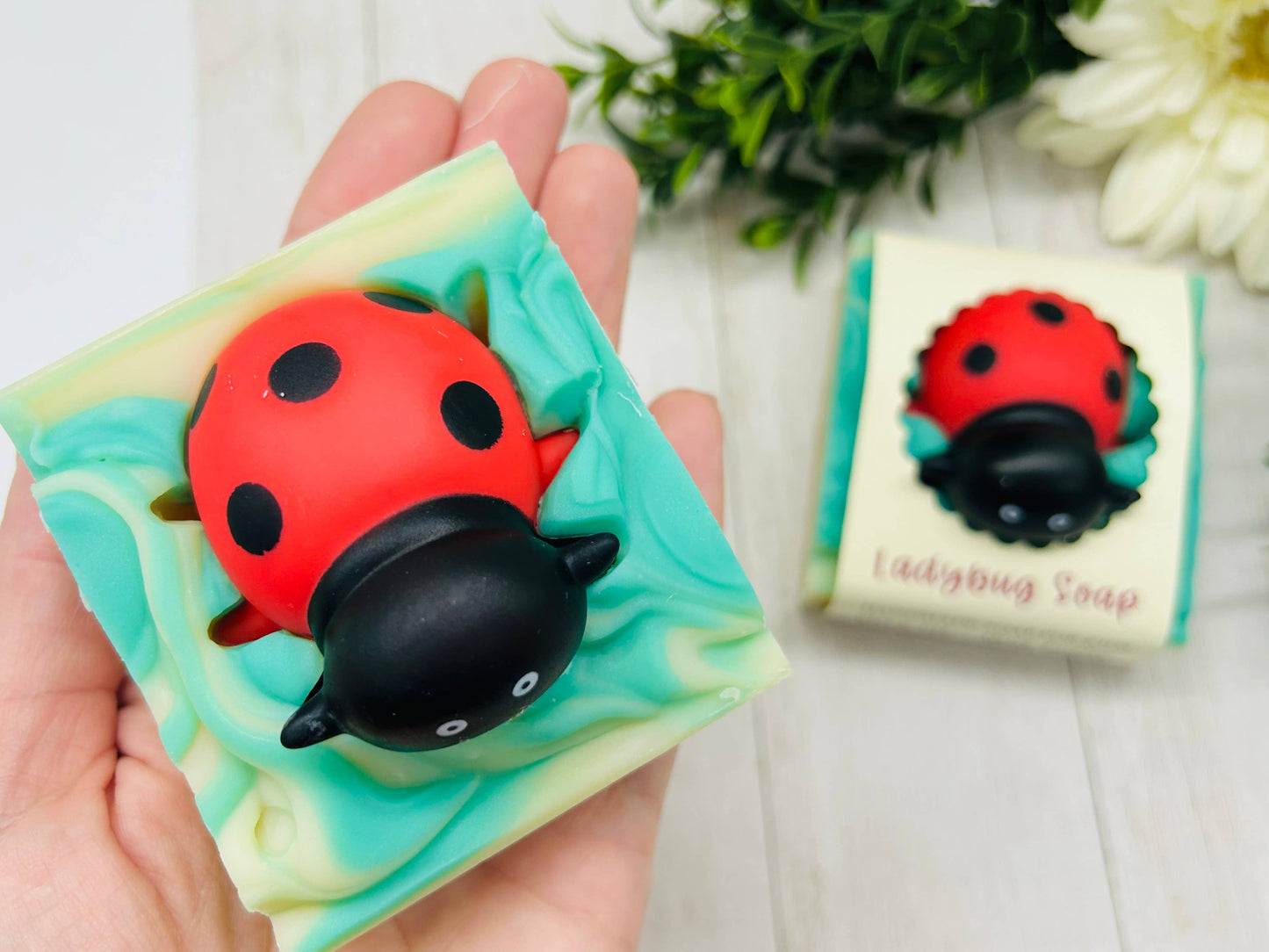 Ladybug Handmade Soap Bar