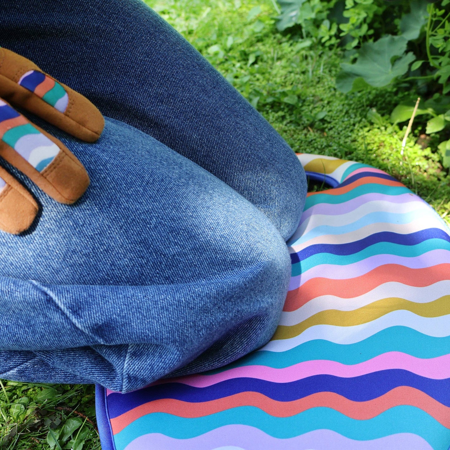 Gardening Tool & Kneeler Set, Rainbow