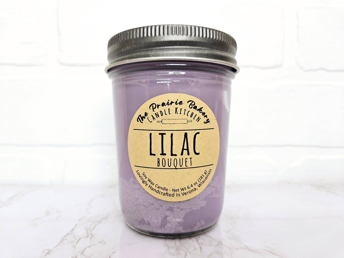 Lilac Bouquet Scented Soy Wax Candle
