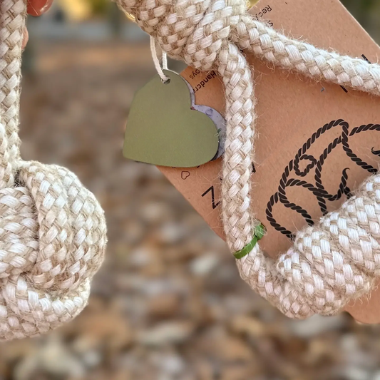 Hemp Knot Rope Tug Toy