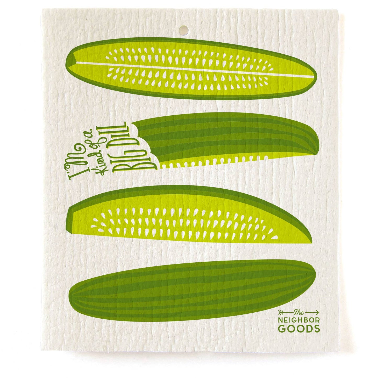 Pickle Tea Towel + Sponge Cloth Set