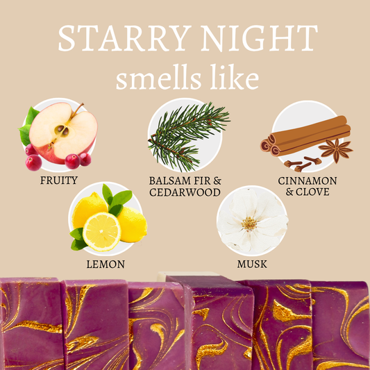 Starry Night Handmade Bar Soap