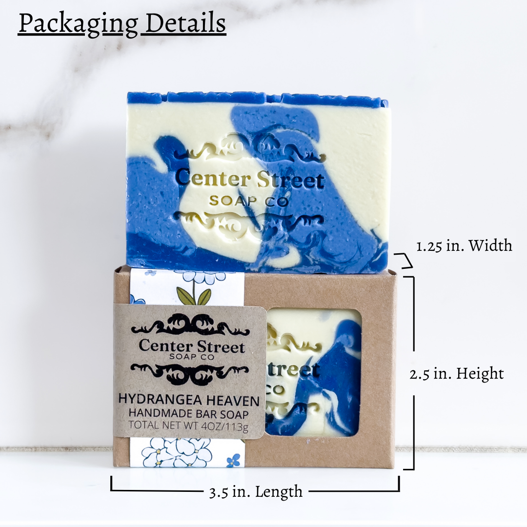 Hydrangea Heaven Summer Handmade Soap Bar