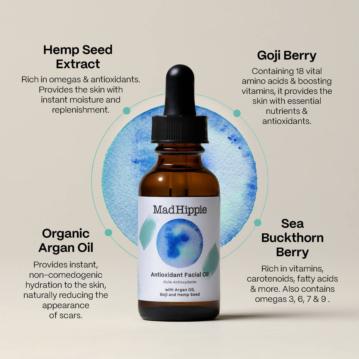 Mad Hippie Antioxidant Facial Oil