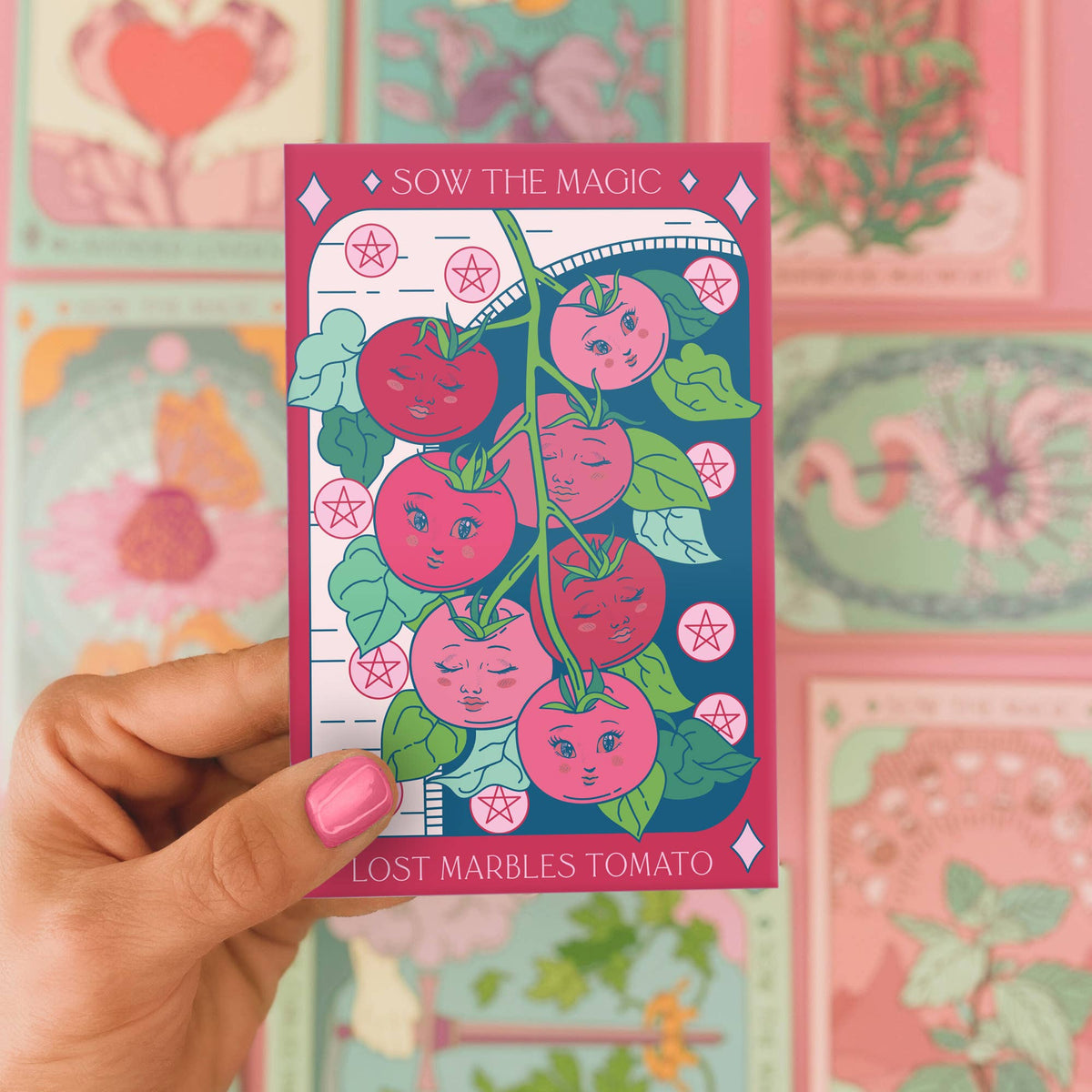 Lost Marbles Tomato Tarot Garden