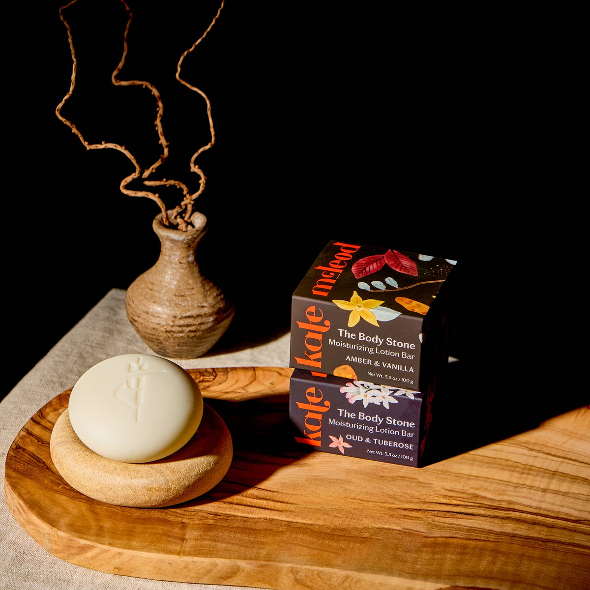 Oud & Tuberose Body Stone Lotion Bar