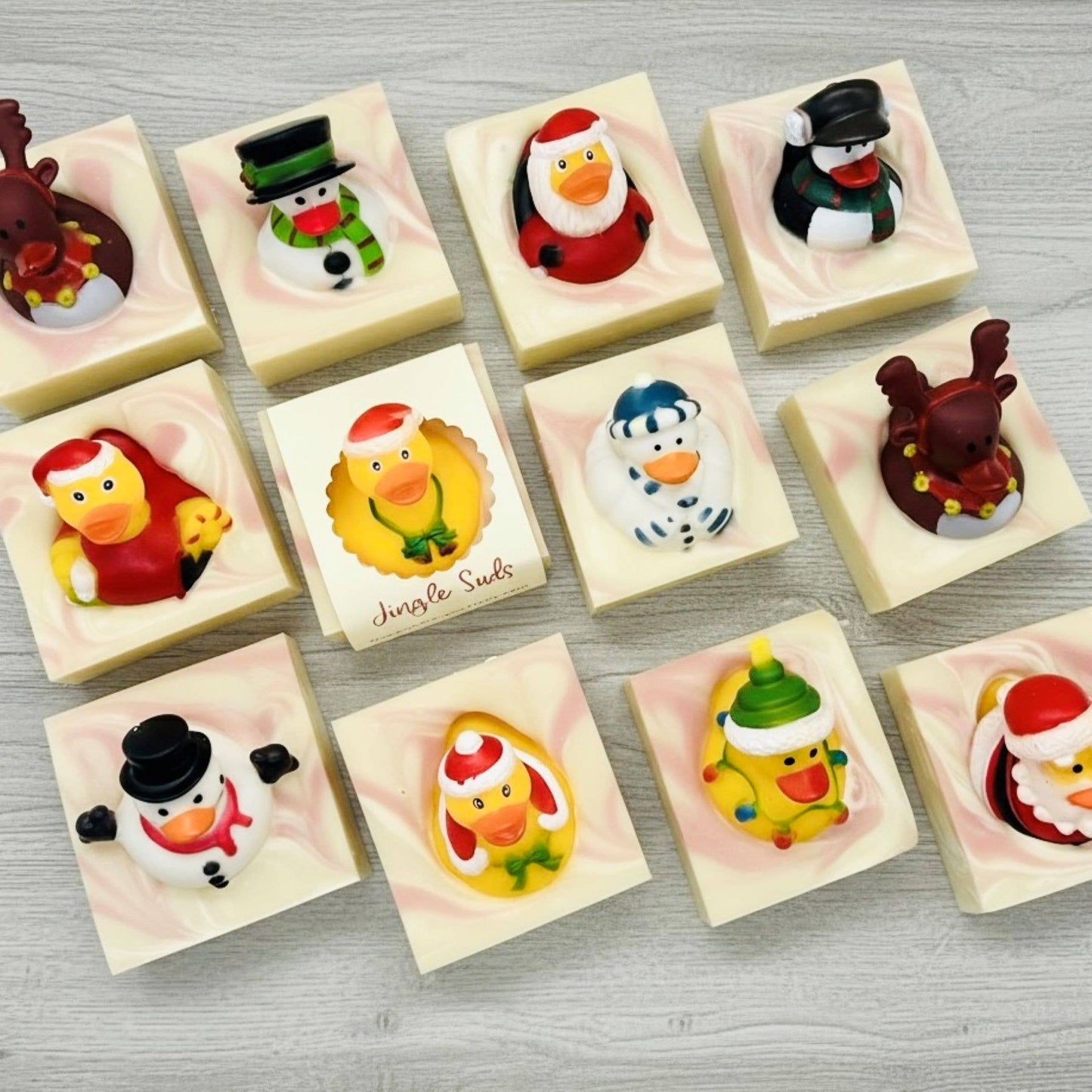 Jingle Suds Holiday Handmade Soap Bar