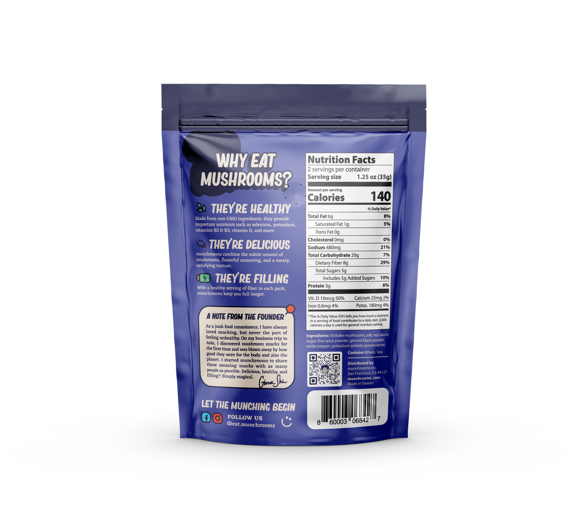 Cracked Black Pepper Munchrooms