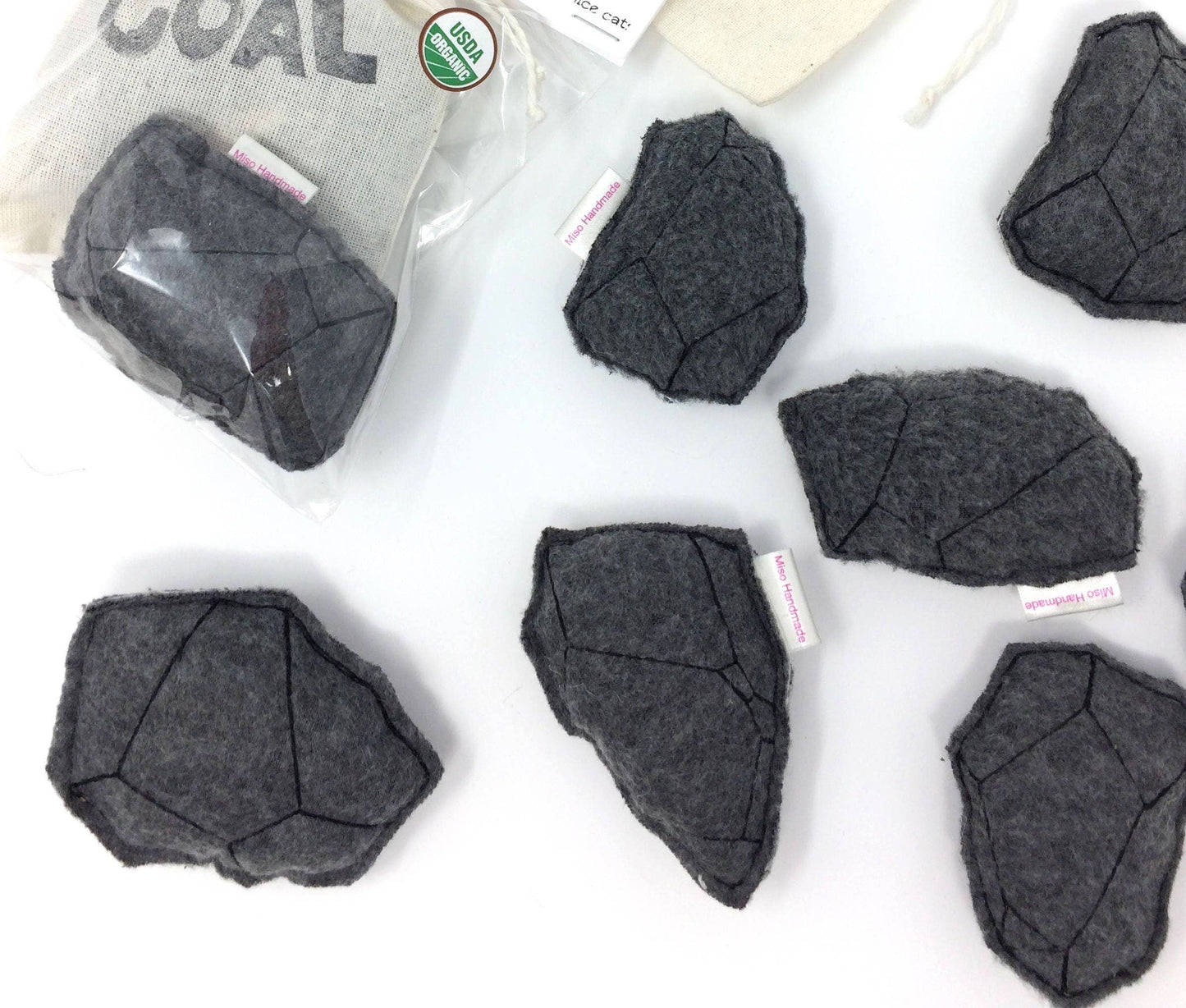 Catnip Kitty Coal in Muslin Bag