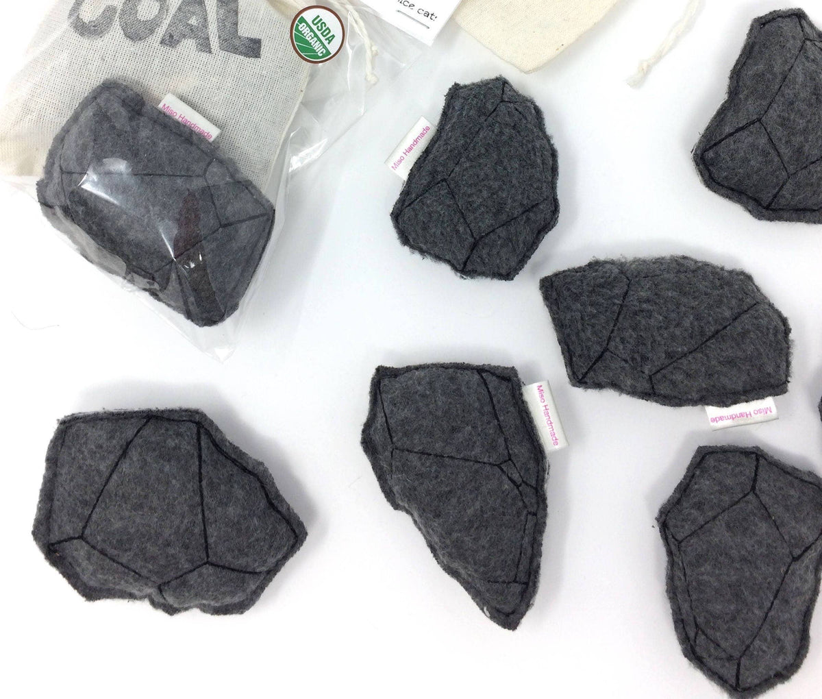 Catnip Kitty Coal in Muslin Bag