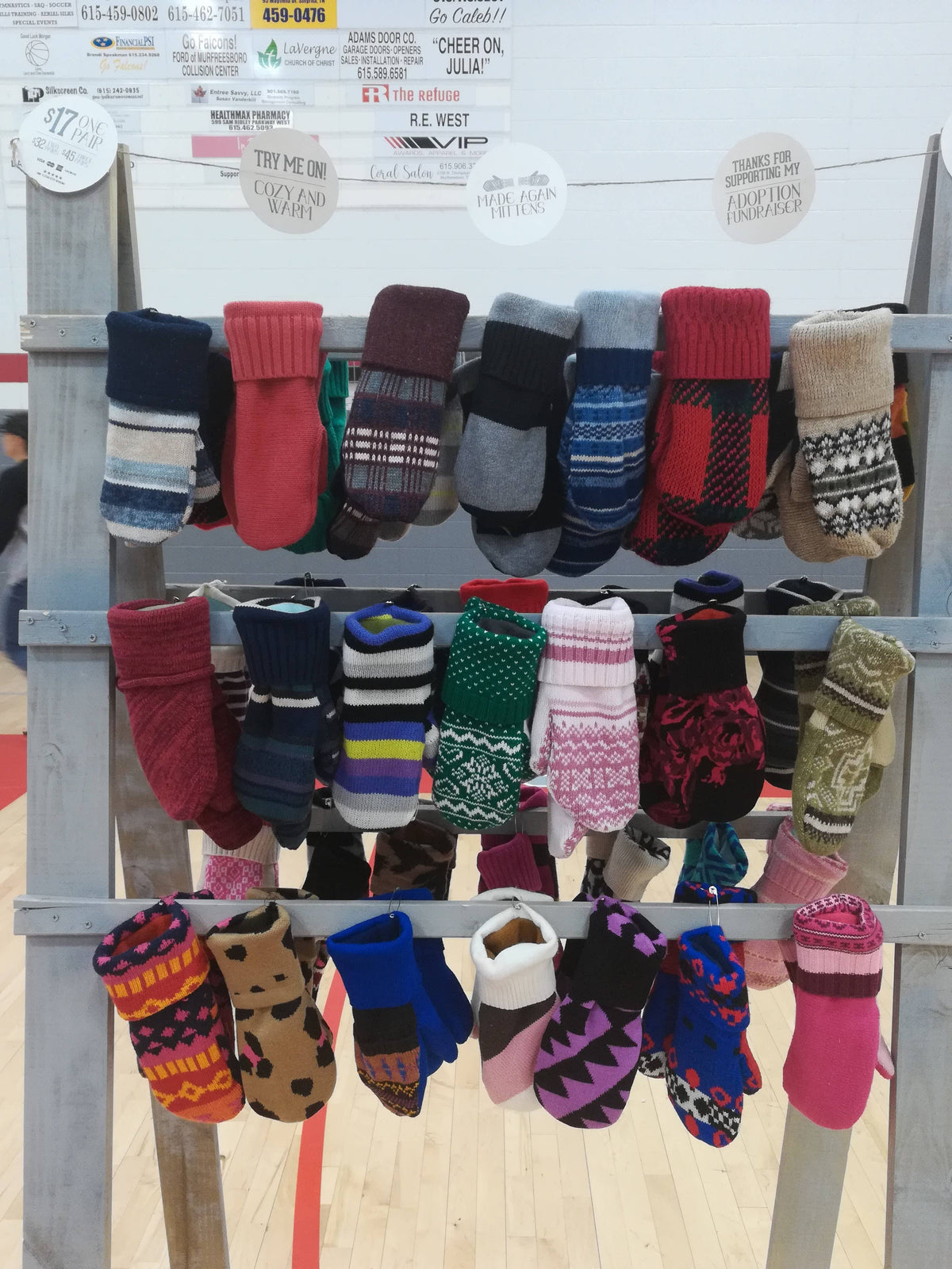 Eco-Friendly, Upcycled Women's Mittens