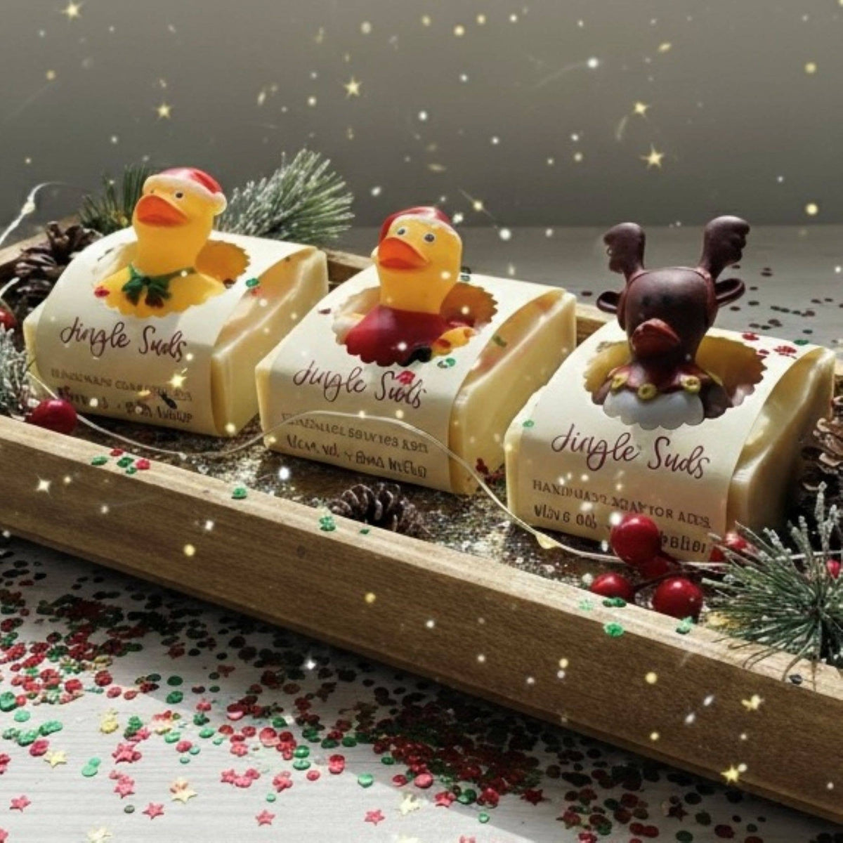Jingle Suds Holiday Handmade Soap Bar