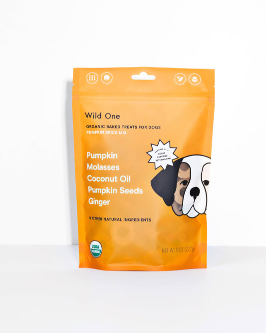 Pumpkin Spice Vegan Dog Treats
