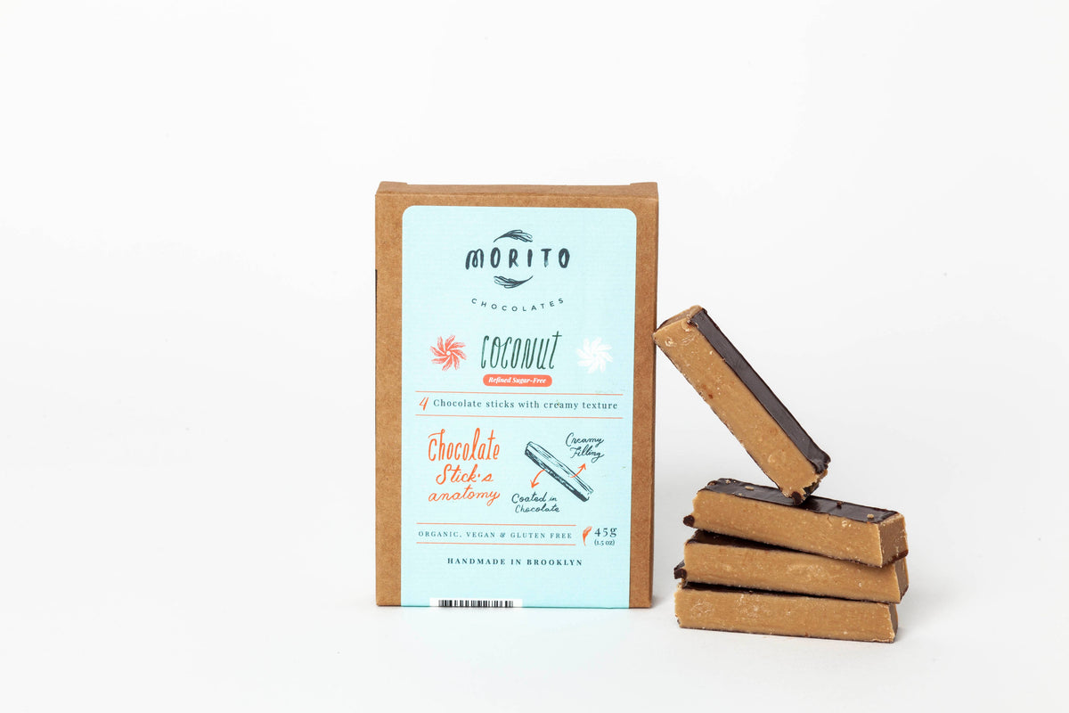 Coconut Vegan Chocolate Sticks