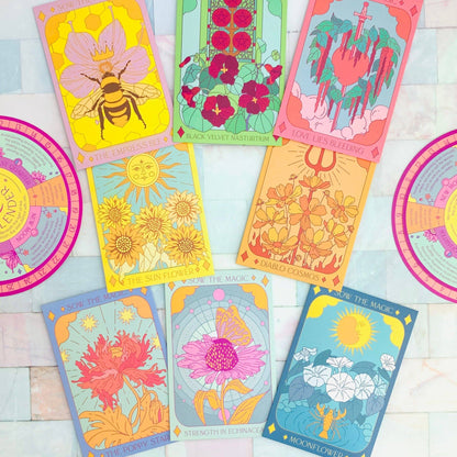 The Poppy Star Tarot Garden
