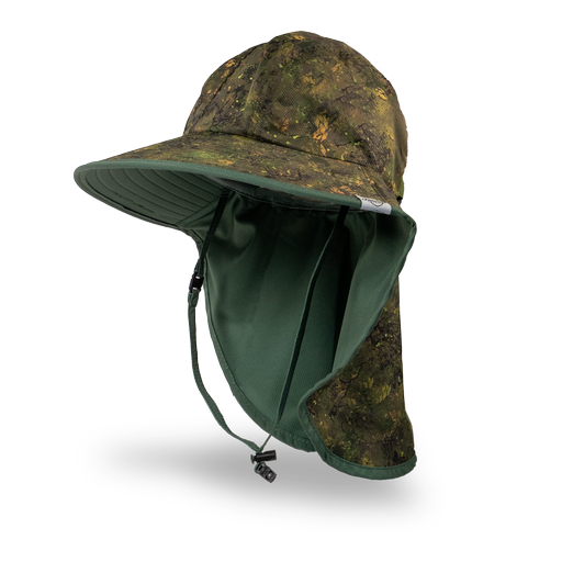 Green Brush Camo Kid’s Sun Hat
