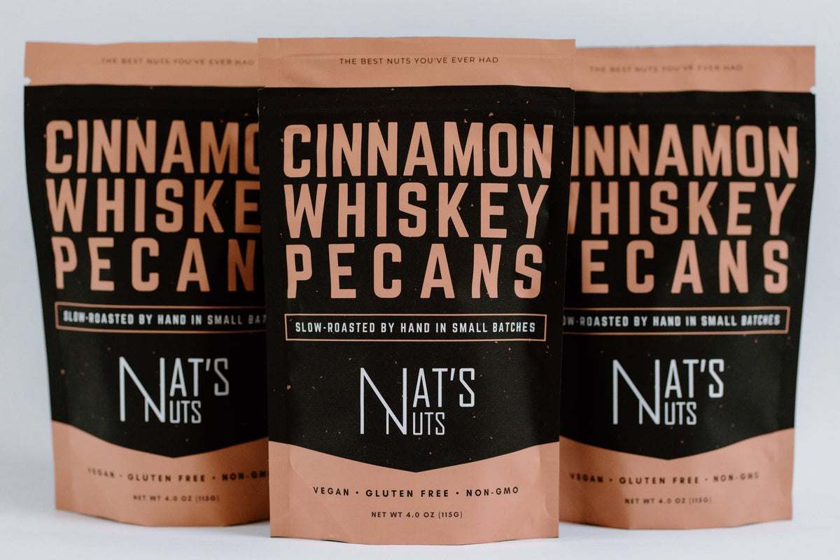 Cinnamon Whiskey Pecans