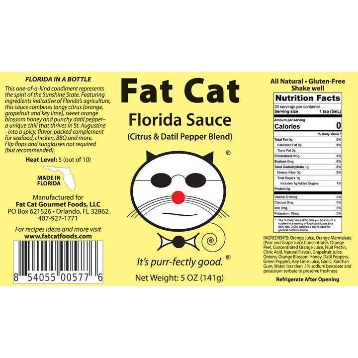 Florida Sauce Citrus & Datil Pepper Hot Sauce