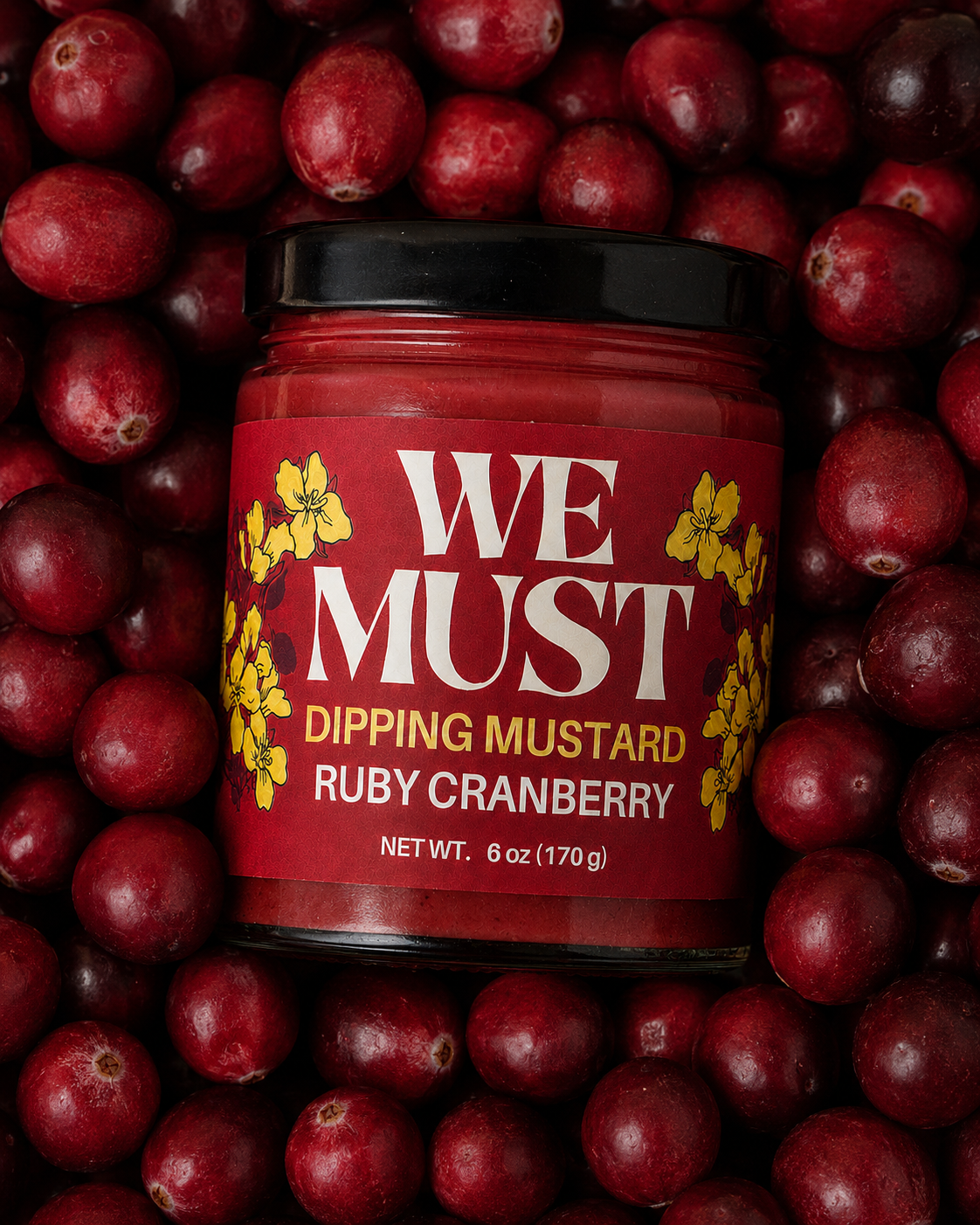Ruby Cranberry Dipping Mustard