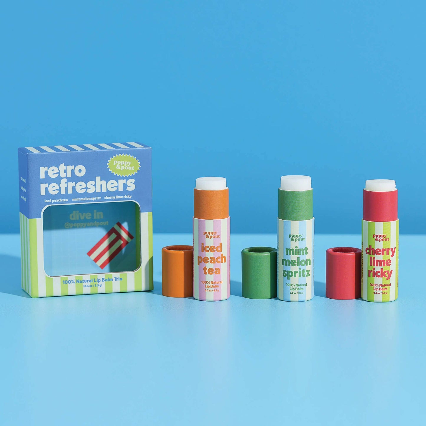 Retro Refreshers, Lip Balm Trio