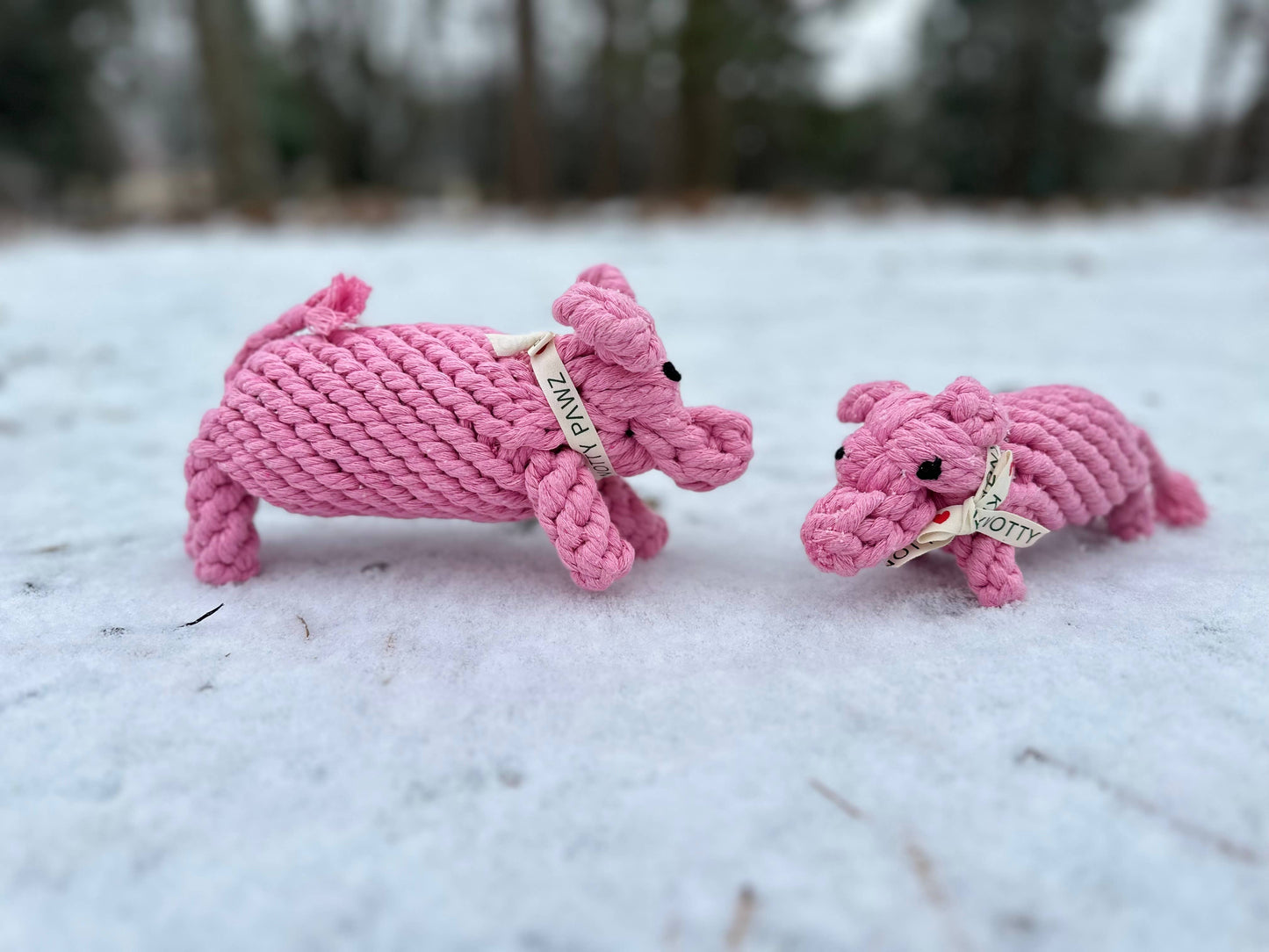 Sustainable Rope Animal Dog Chew Toys