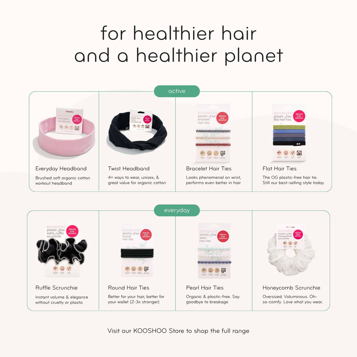 Crochet Hair Ties: Hair Health, Organic Elastics, Hot Jam