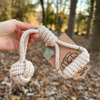 Hemp Knot Rope Tug Toy