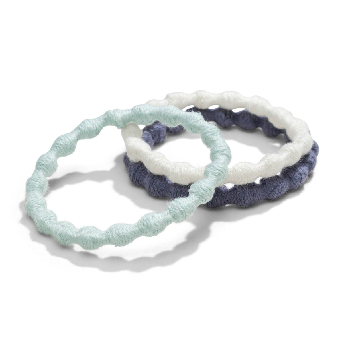 Damage Free Pearl Hair Ties - Organic, Creaseless, Fairtrade