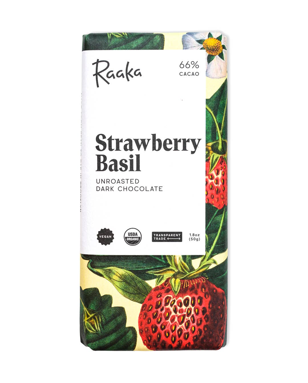 66% Strawberry Basil Bar - Spring Easter Limited Batch