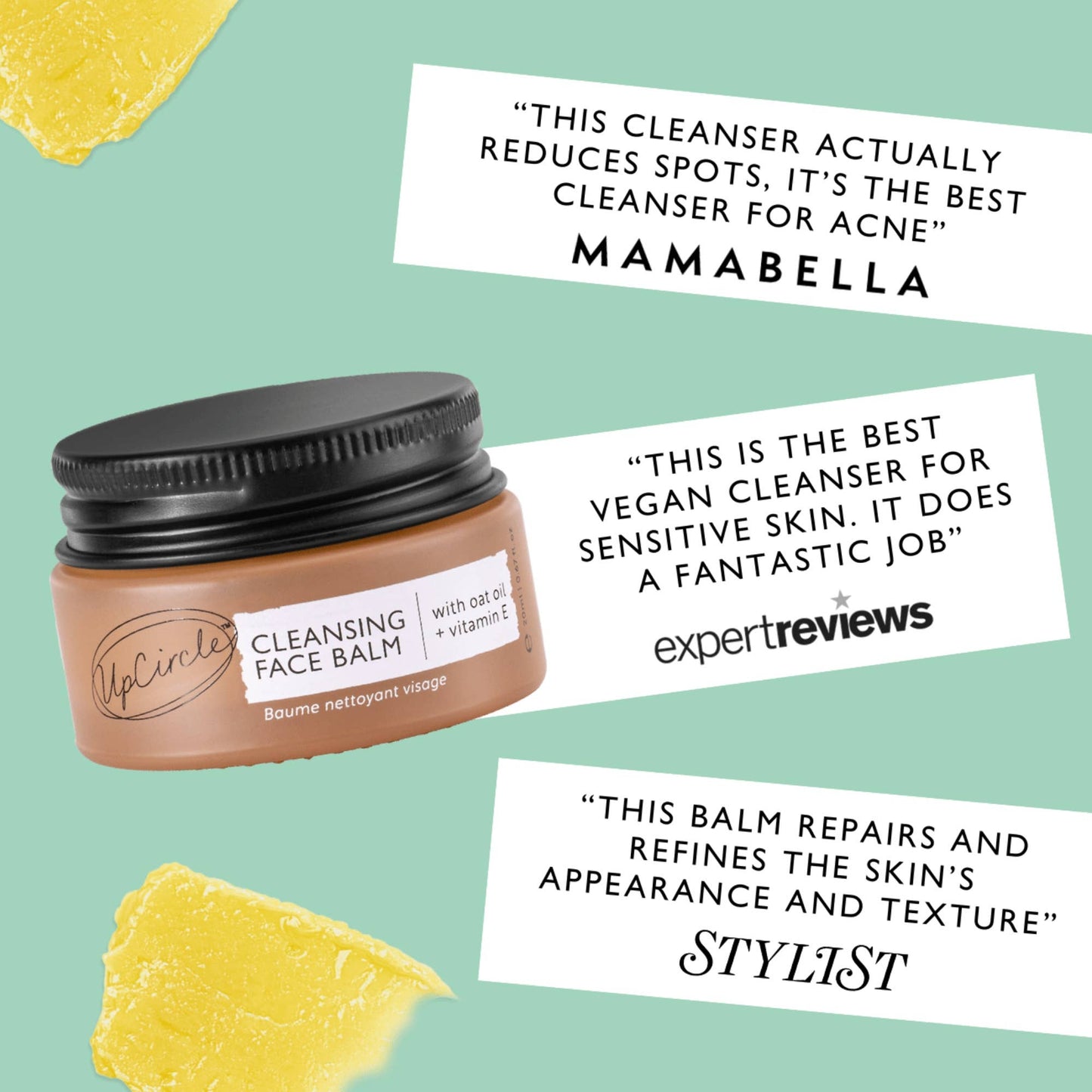 Spa Cleansing Face Balm with Oat Oil + Vitamin E, Travel Size
