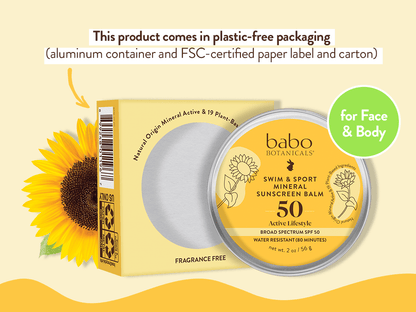 Swim & Sport Mineral Sunscreen Balm SPF50