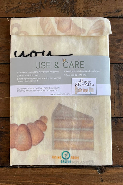 Beeswax Bread Bag - All You Knead is Love