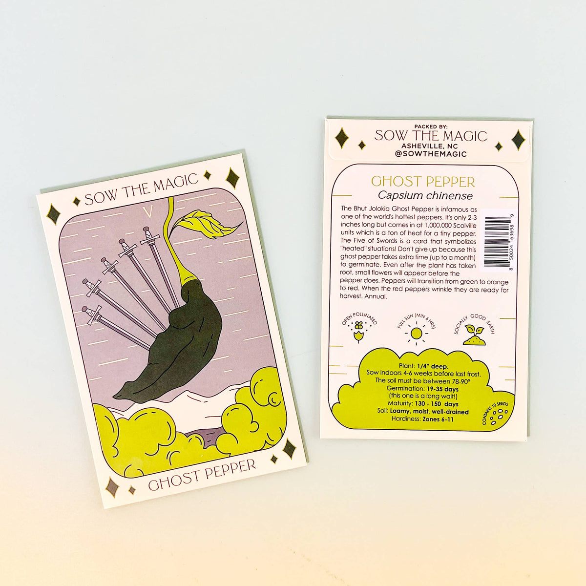 Ghost Pepper Tarot Garden